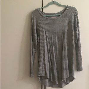 Gray Tunic Sweater